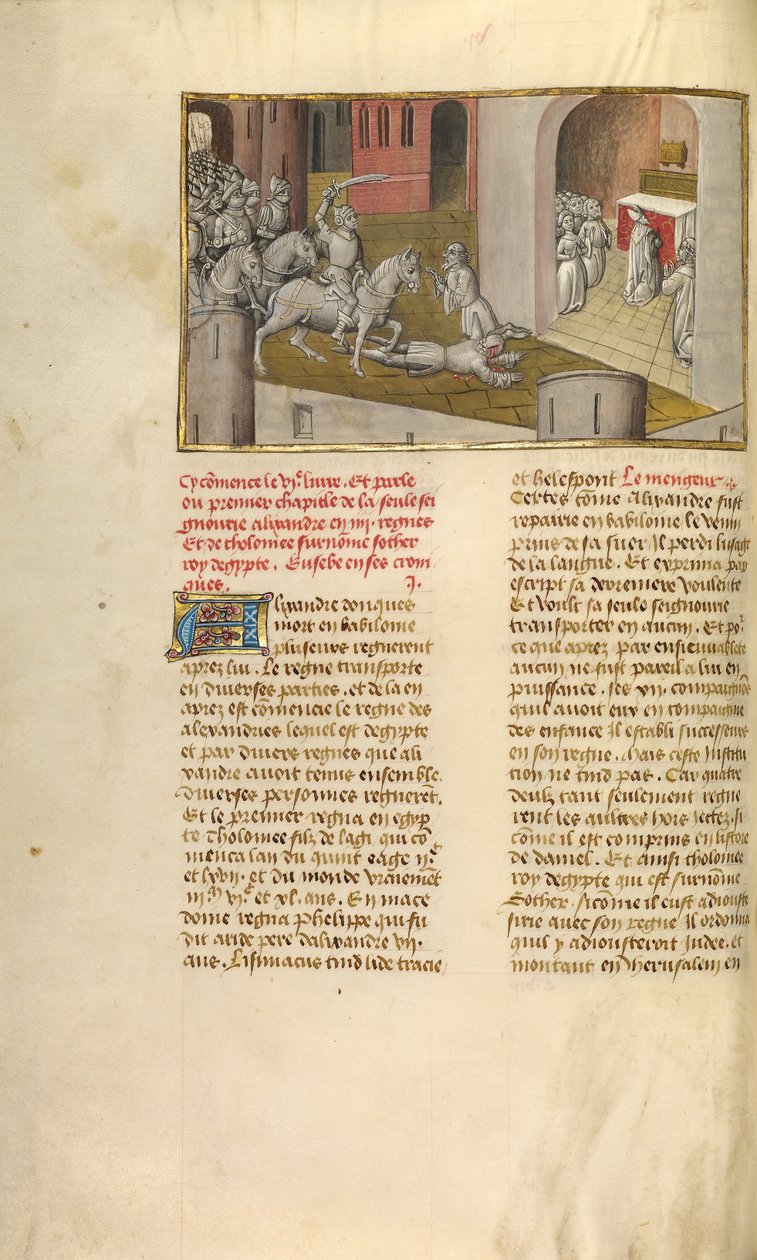 Kuningas Ptolemaios Soter hyökkää Jerusalemiin tekijältä Unknown artist