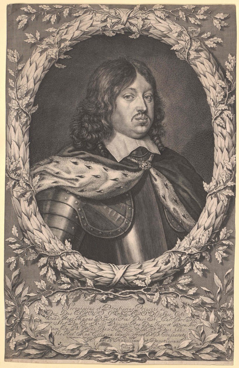 Ruotsin kuningas Kaarle X. Kustaa (tuloste) tekijältä Unknown artist