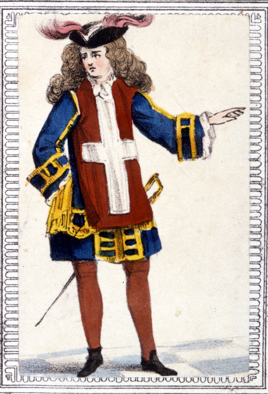 Maltan ritari. Kaiverrus sd. 1700-luvulla. tekijältä Unknown artist