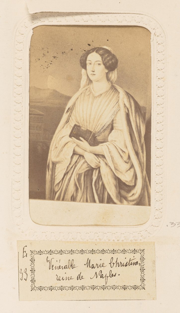 Kunnianarvoisa Maria Christine, Napolin kuningatar tekijältä Unknown artist
