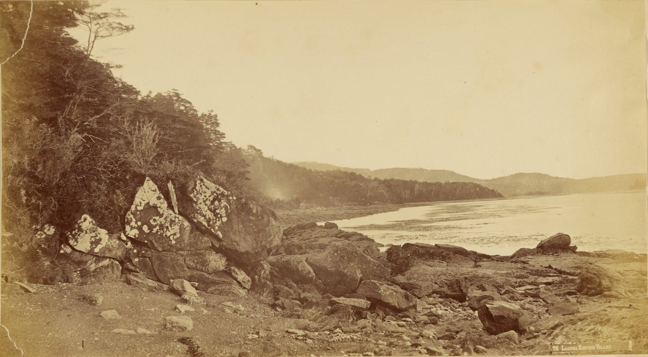 Dawson Islandin laguuni. tekijältä Unknown artist
