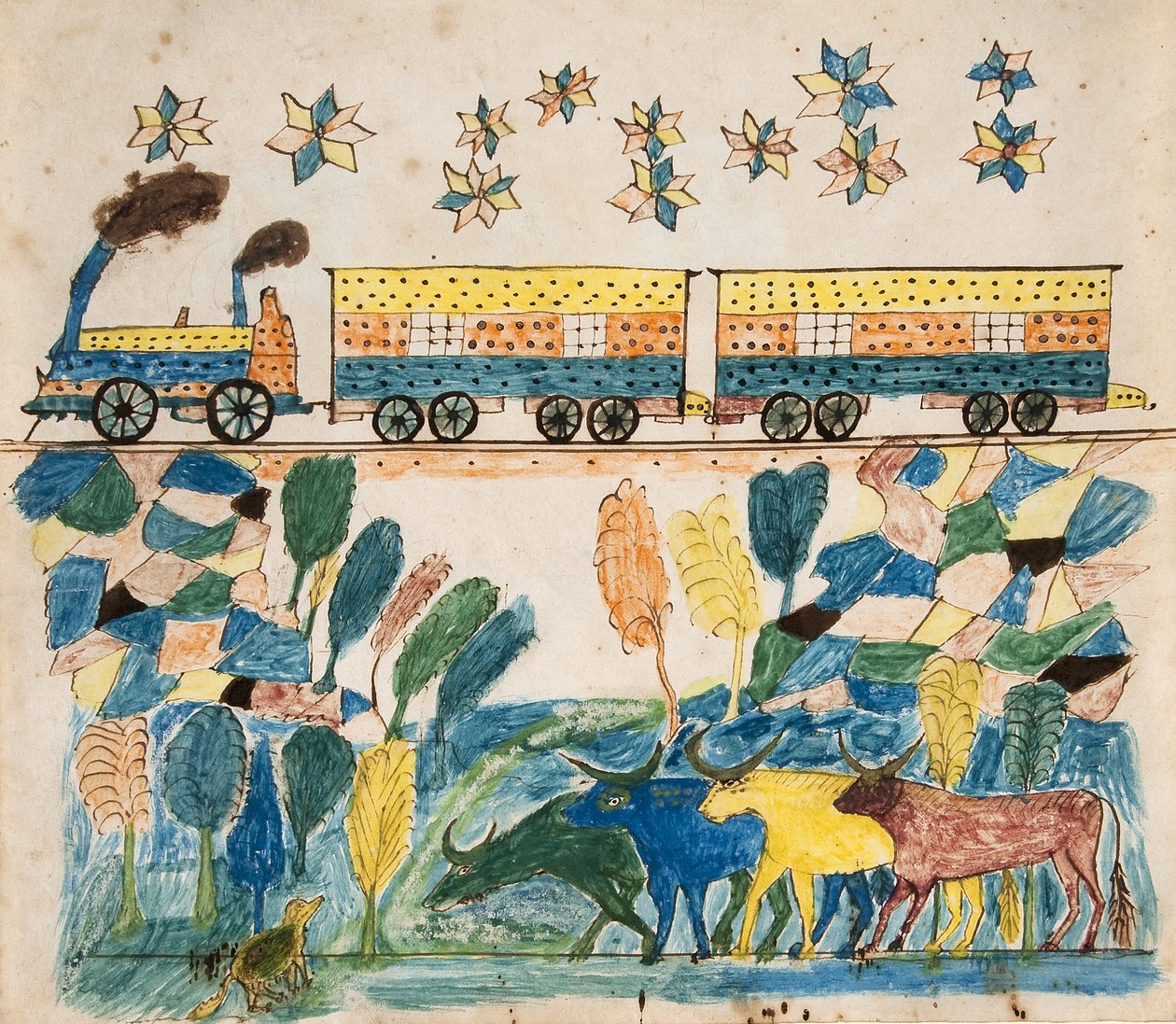 Maisema - Juna tekijältä Unknown artist