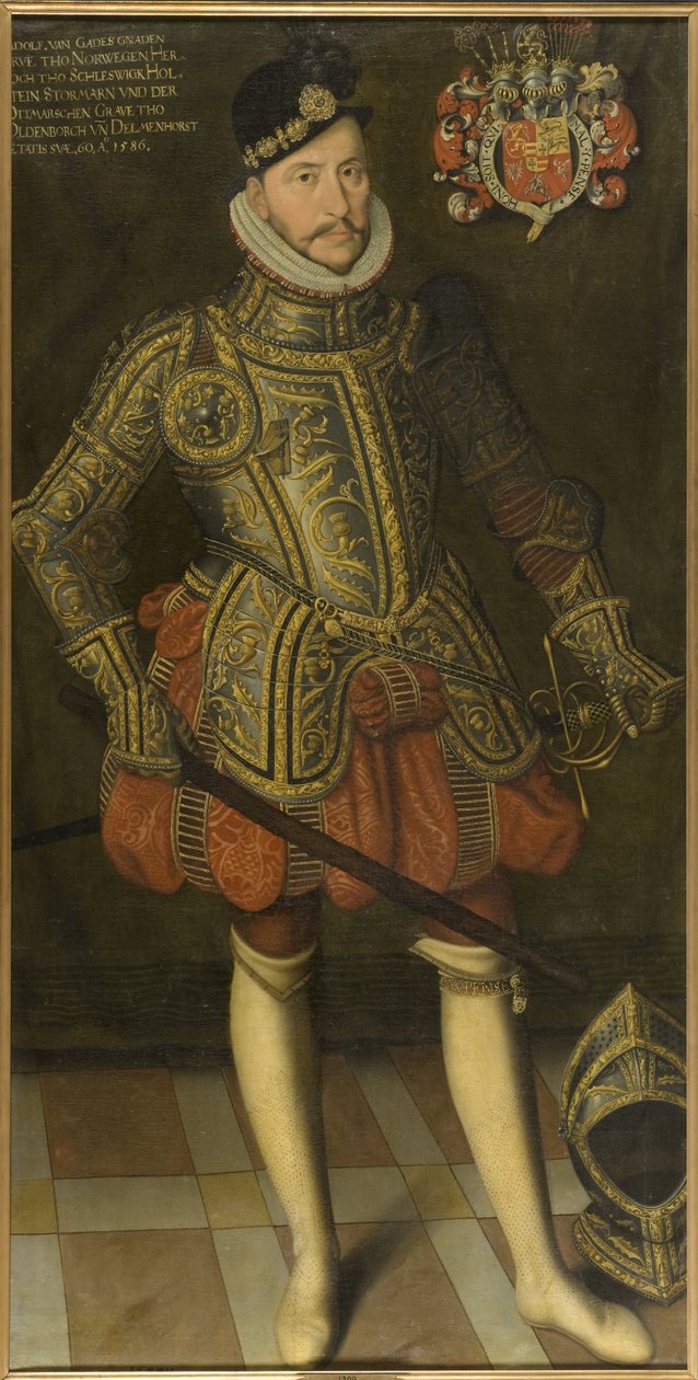 Le duc Adolphe de Holstein Gottorp - Anonyymi Holstein-Gottorpin herttua Adolfin (1526-1586) muotokuva. Öljy kankaalle tekijältä Unknown artist