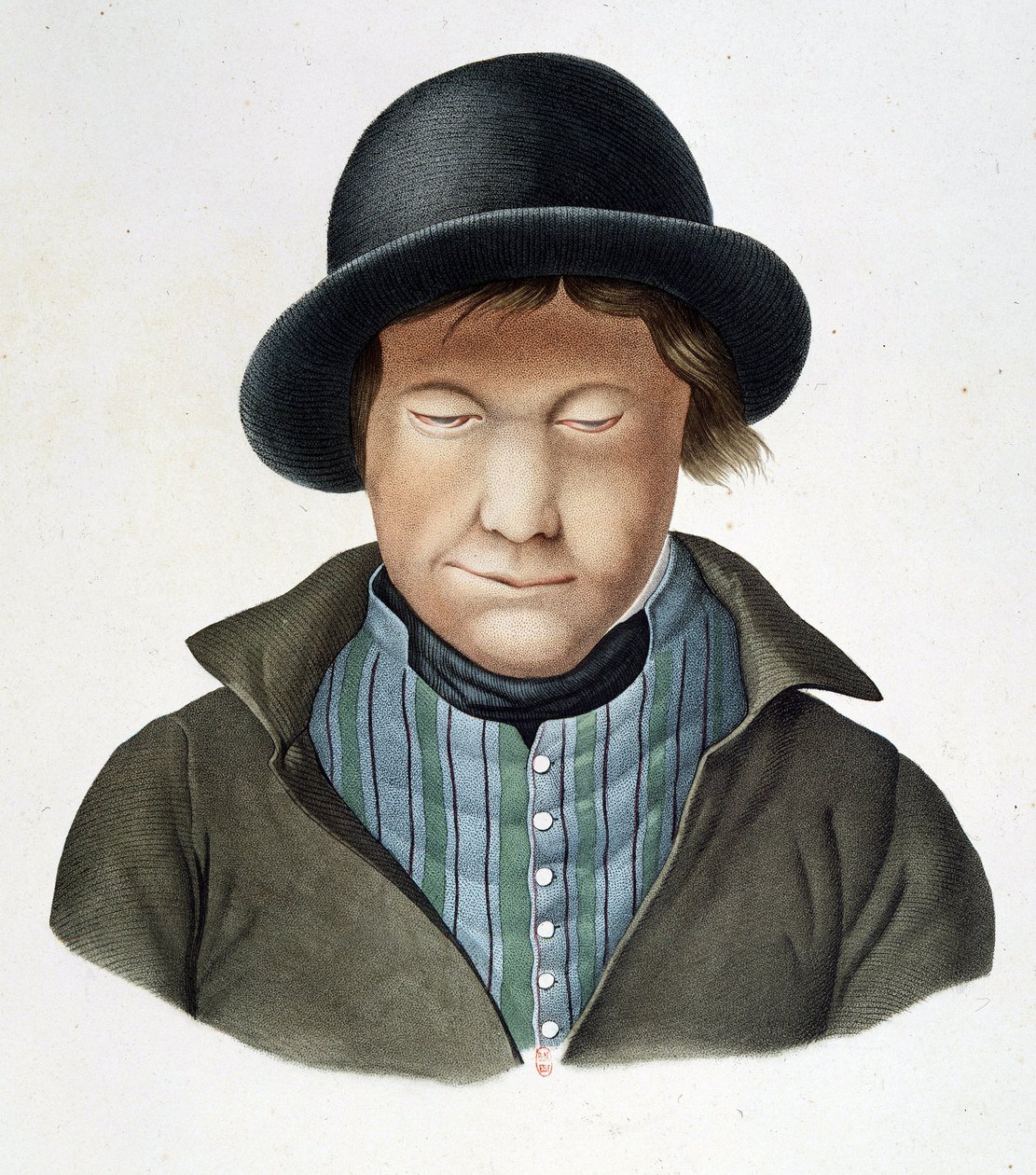Islannin spitaaliset, noin 1840, B.N. tekijältä Unknown artist