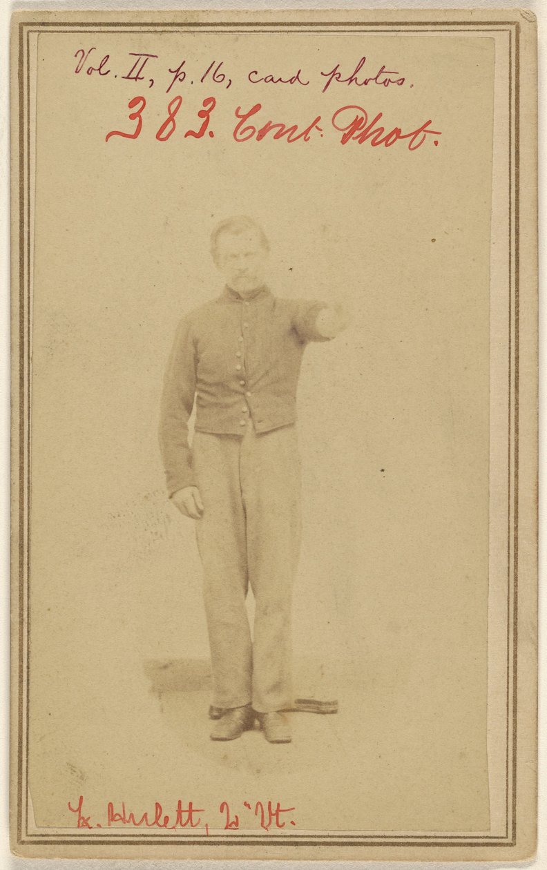 L[erman] Hulett, 2n Vt. [sisällissodan uhri] tekijältä Unknown artist