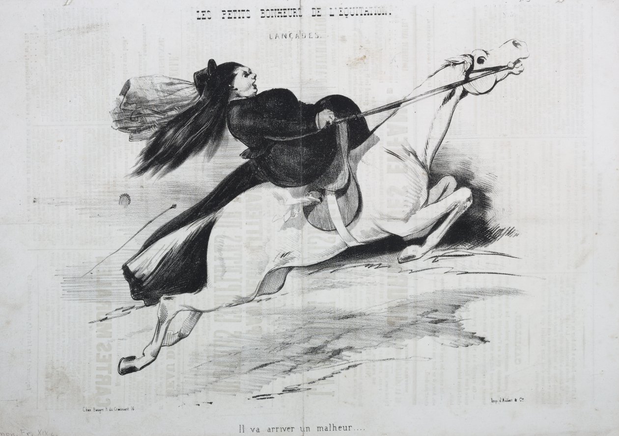 Ratsastuksen pienet ilot: Lancades. Jotain pahaa tulee tapahtumaan tekijältä Unknown artist