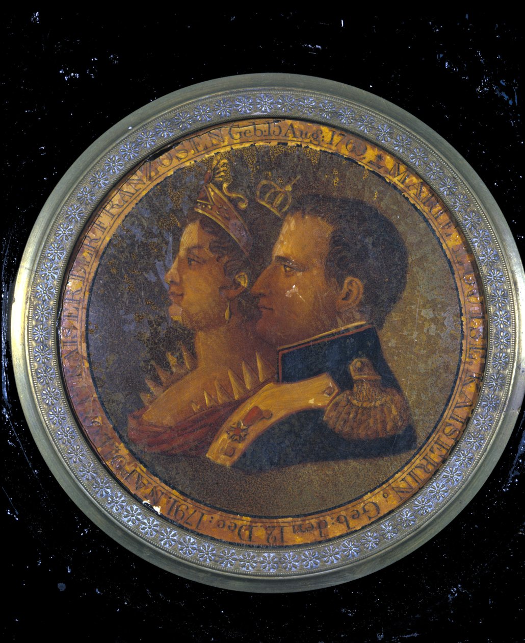 Nuuskalaatikon kansi, jossa on muotokuvia Napoleon I:stä ja Josephinesta. Milano, Risorgimenton museo tekijältä Unknown artist