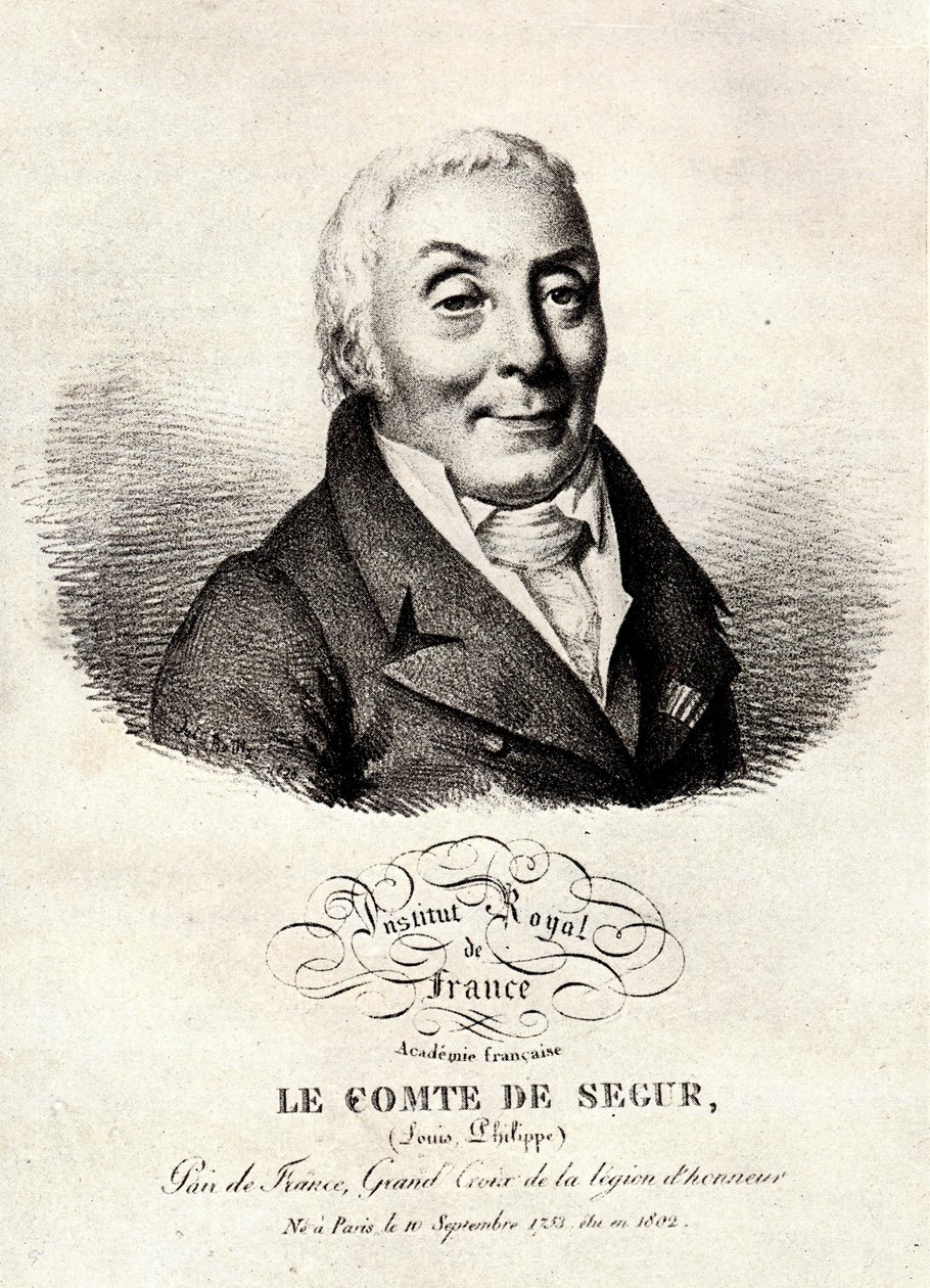 Louis-Philippe (Louis Philippe) Segurin kreivi, ensimmäisen imperiumin suurseremonian mestari, historioitsija ja senaattori (1753-1830)- tekijältä Unknown artist