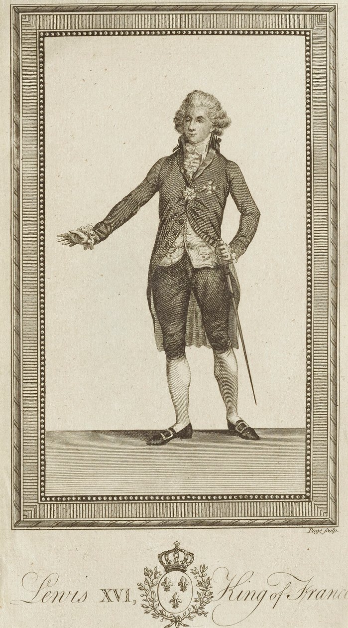 Ludvig XVI, Ranskan kuningas tekijältä Unknown artist
