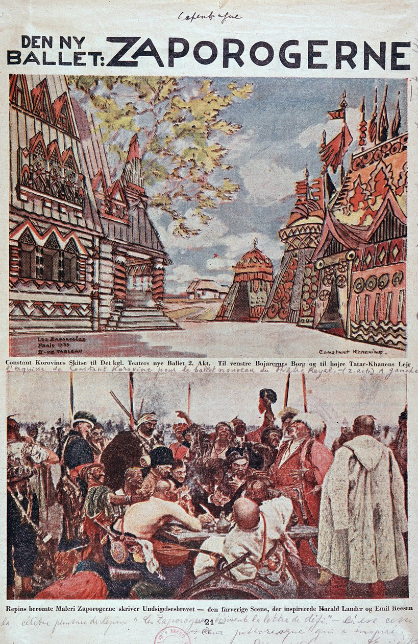 Lyric Theatre: The Zaporogues (Zaporogerne) - Opera Bible. tekijältä Unknown artist