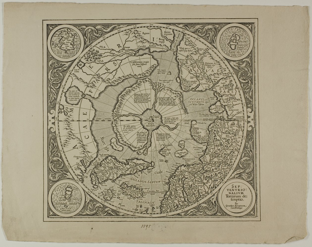 Mercator-projektiokartta tekijältä Unknown artist