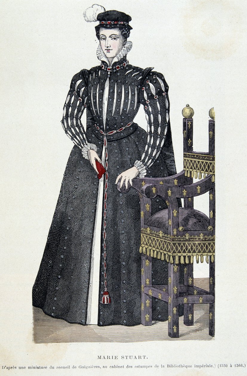 Marie Stuart - kaiverrus tekijältä Unknown artist