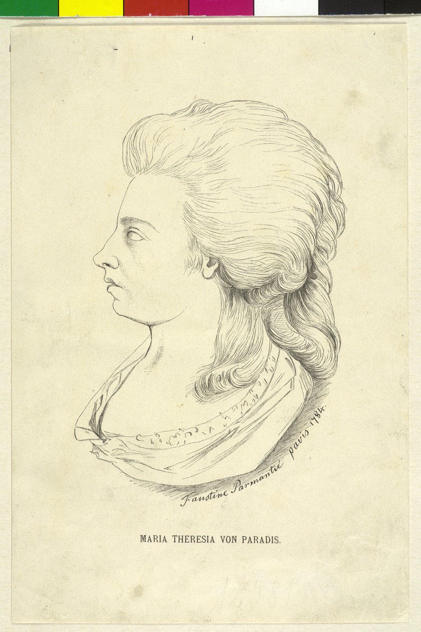 Maria Theresia von Paradis tekijältä Unknown artist
