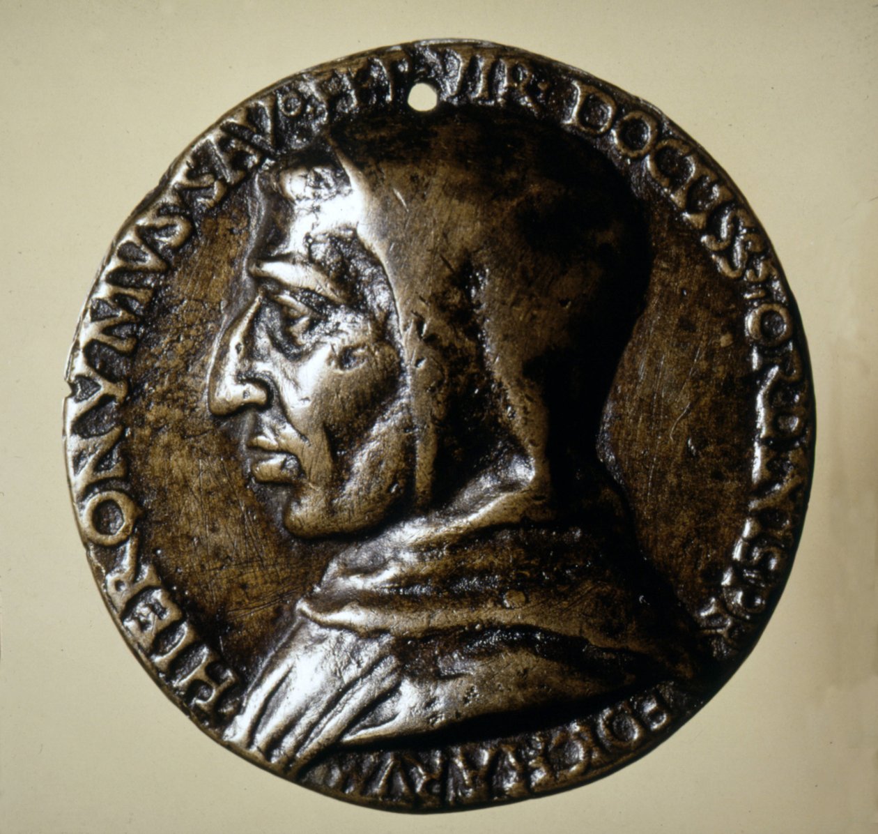 Mitali Savonarolan kuvalla (Girolamo Savonarola) - 1500-luku tekijältä Unknown artist