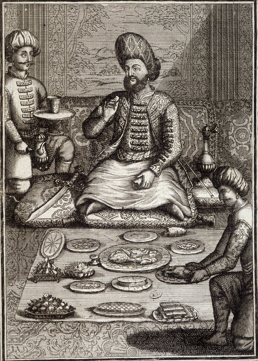 Méhémet Réza Beg, Persian suurlähettiläs, 1700-luvun alku. tekijältä Unknown artist
