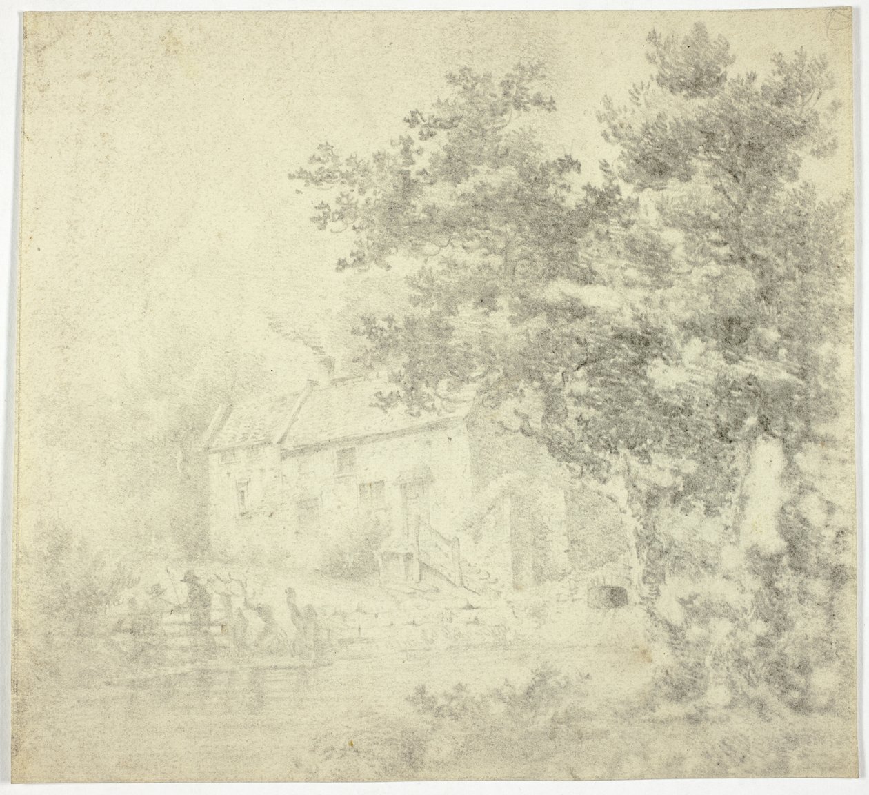 Mylly (recto); Puu (käänteinen) tekijältä Unknown artist