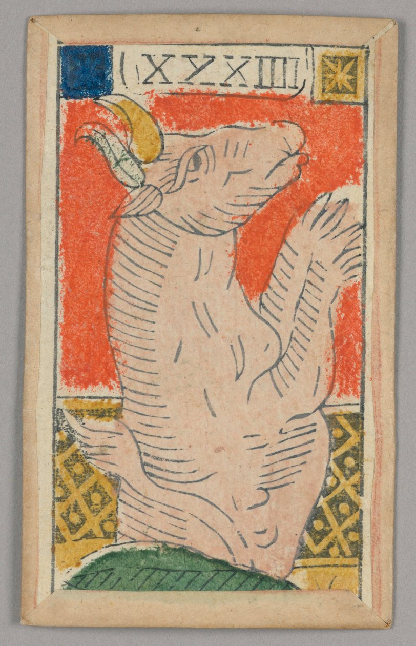 Minchiate (Tarot) -pelikortti tekijältä Unknown artist