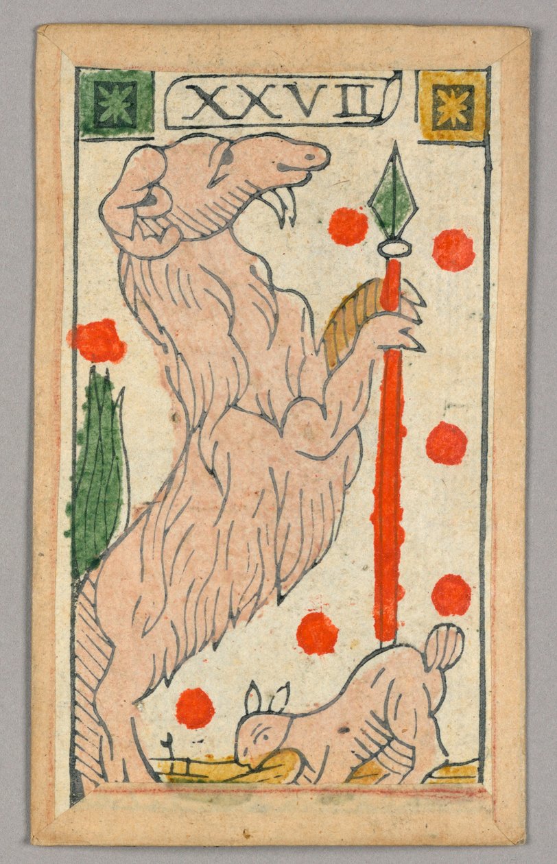 Minchiate (Tarot) -pelikortti tekijältä Unknown artist