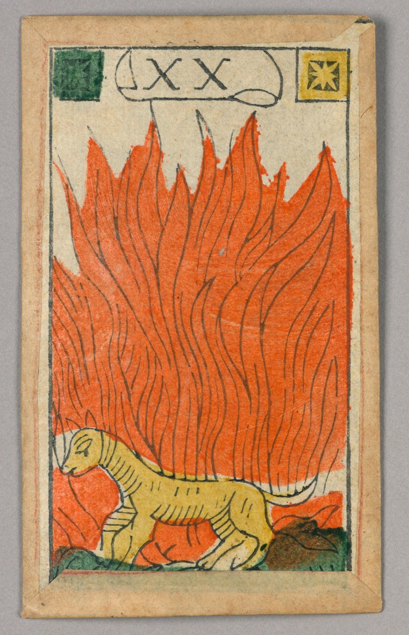 Minchiate (Tarot) -pelikortti tekijältä Unknown artist