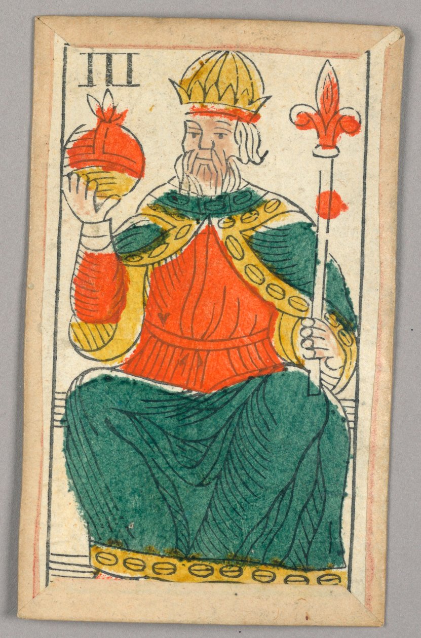 Minchiate (Tarot) -pelikortti tekijältä Unknown artist