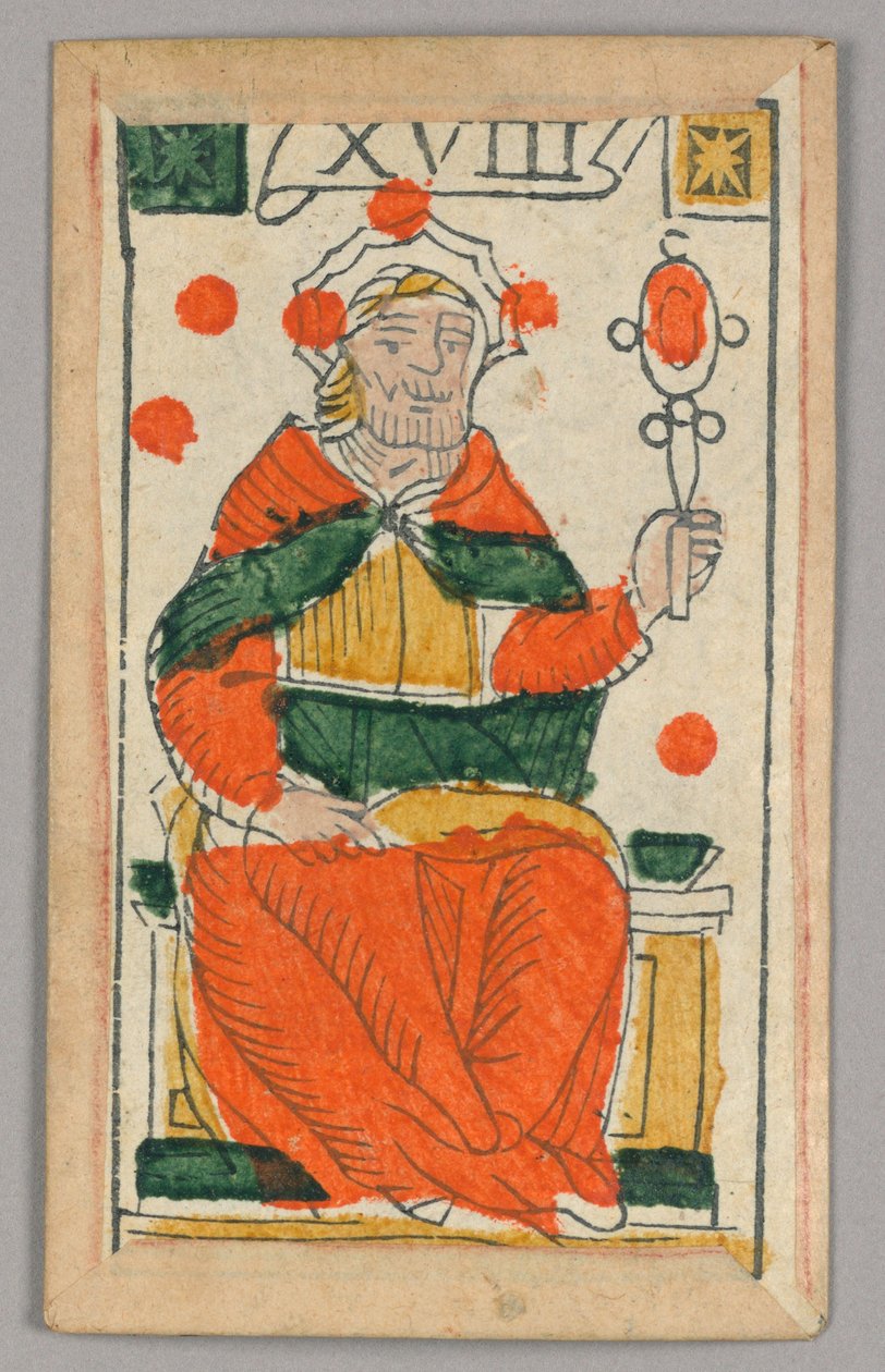 Minchiate (Tarot) -pelikortti tekijältä Unknown artist
