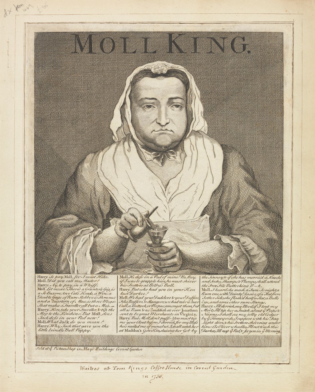 Moll King (kaiverrettu muotokuva King