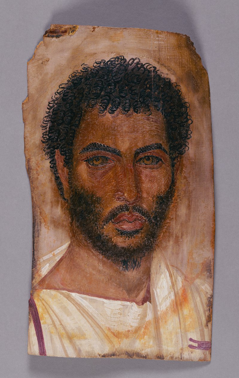 Parrakas miehen muumio muotokuvaa tekijältä Unknown artist