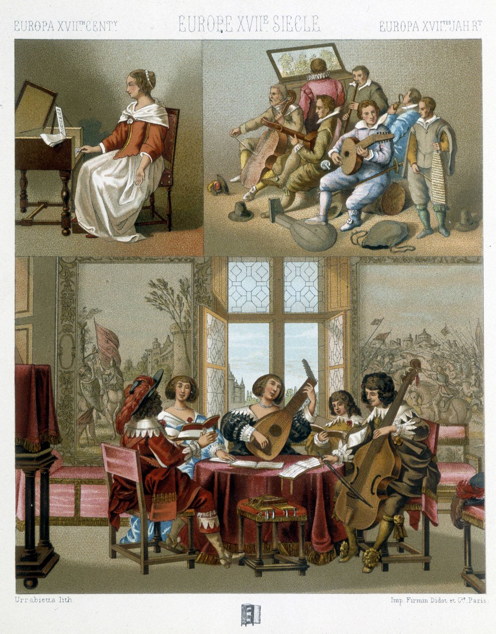Musiikkia Euroopassa 1600-luvulla - Racinet