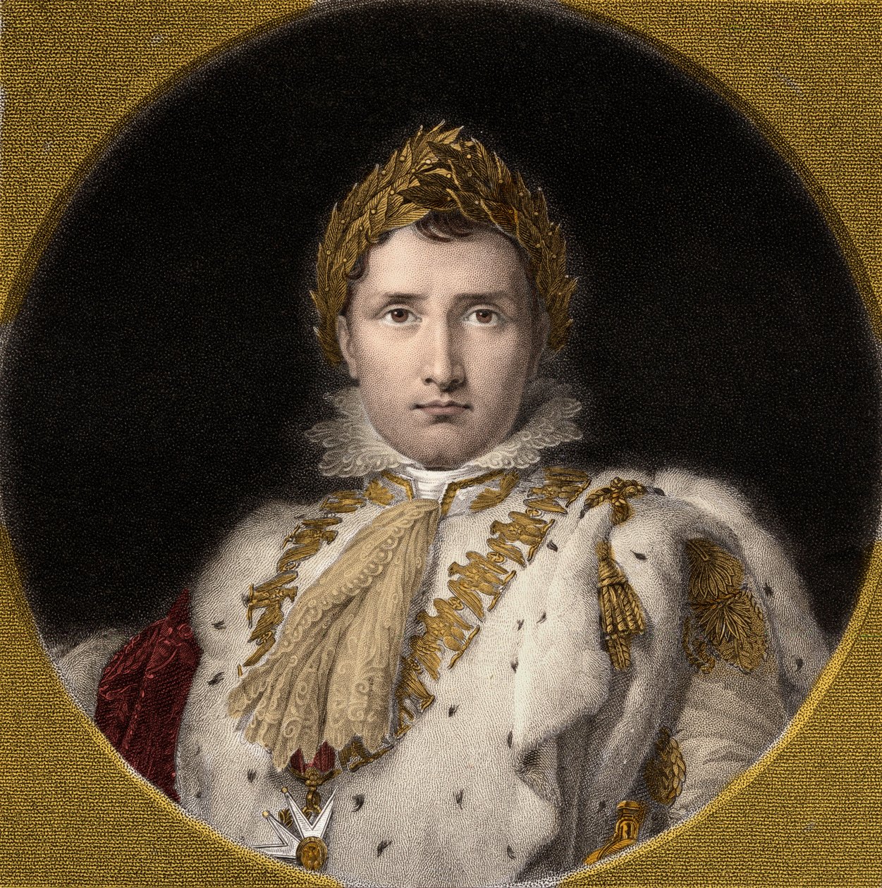 Napoleon Bonaparte 1769-1821 - kaiverrus - 1800-luku tekijältä Unknown artist