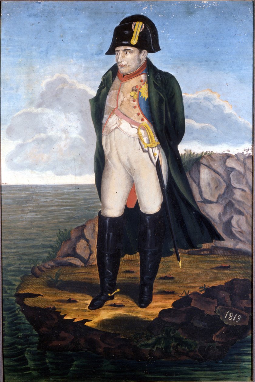 Napoleon Pyhässä Helenassa tekijältä Unknown artist