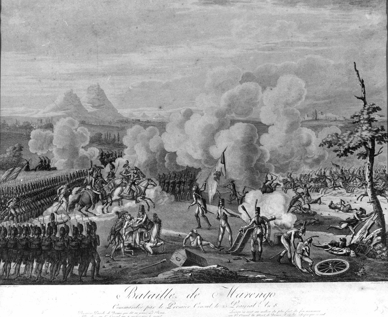Napoleonin sota: Marengon taistelu, 14. kesäkuuta tekijältä Unknown artist