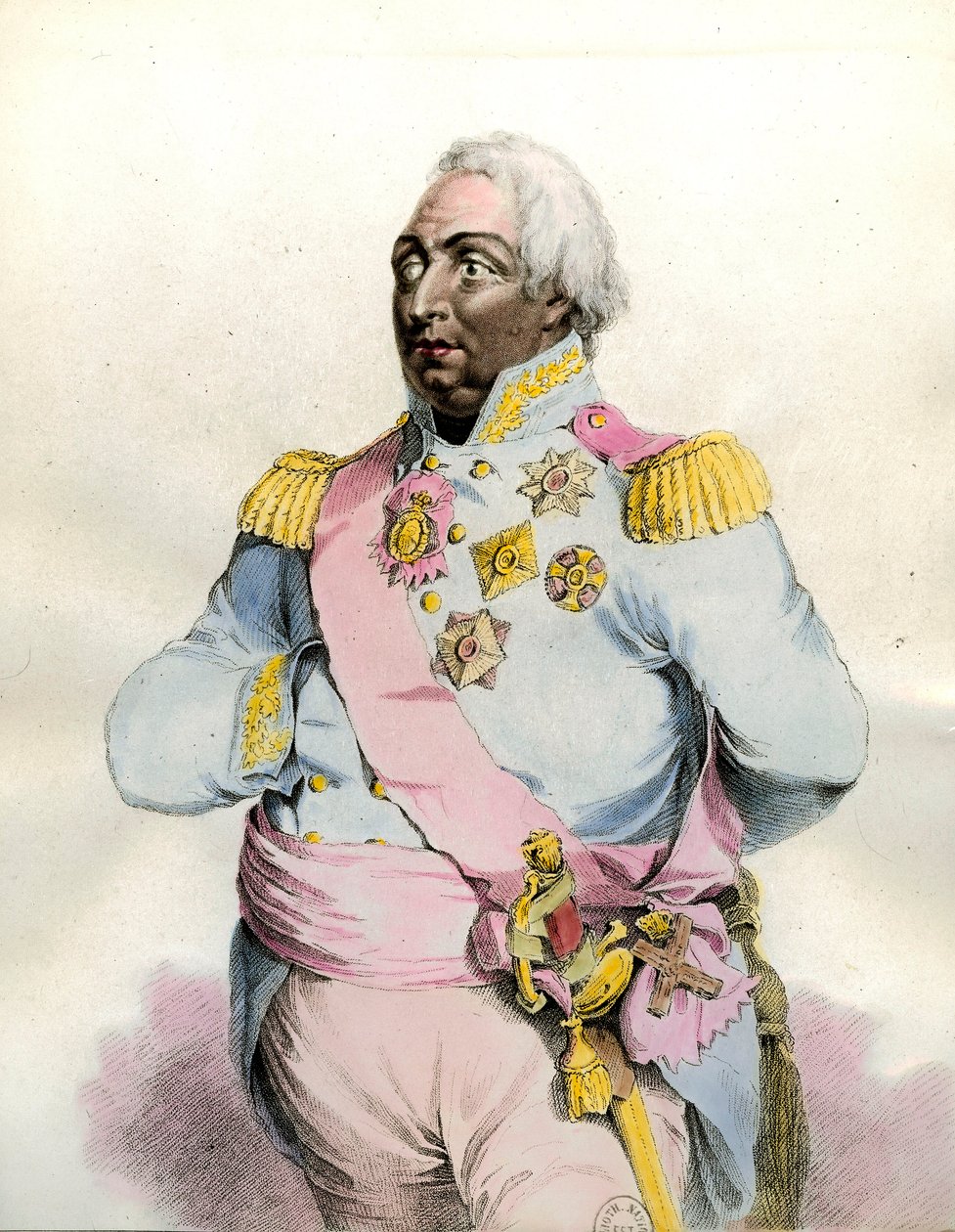 Napoleonin sota: "" Muotokuva Mihail Goleništšev Kutuzovista (Golenishchev-Kutuzov) (1745-1813), Smolenskin ruhtinas ja Venäjän Marechal"" Kaiverrus 1800-luvun yksityiskokoelmasta tekijältä Unknown artist