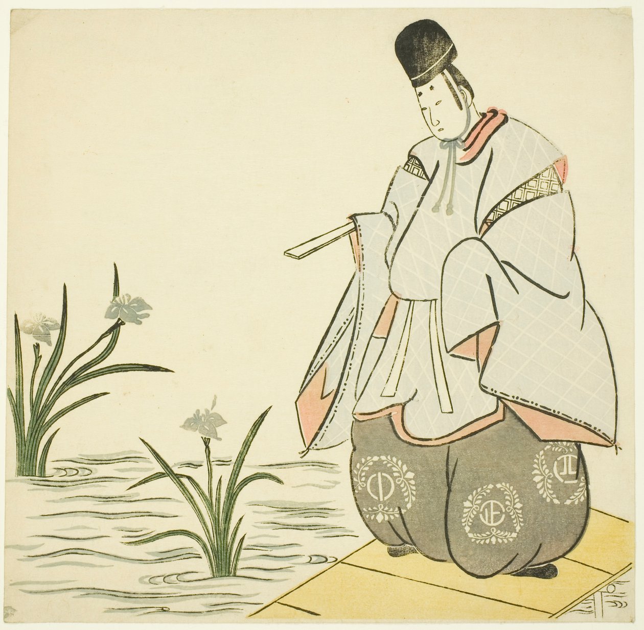 Narihira Yatsuhashin sillalla tekijältä Unknown artist