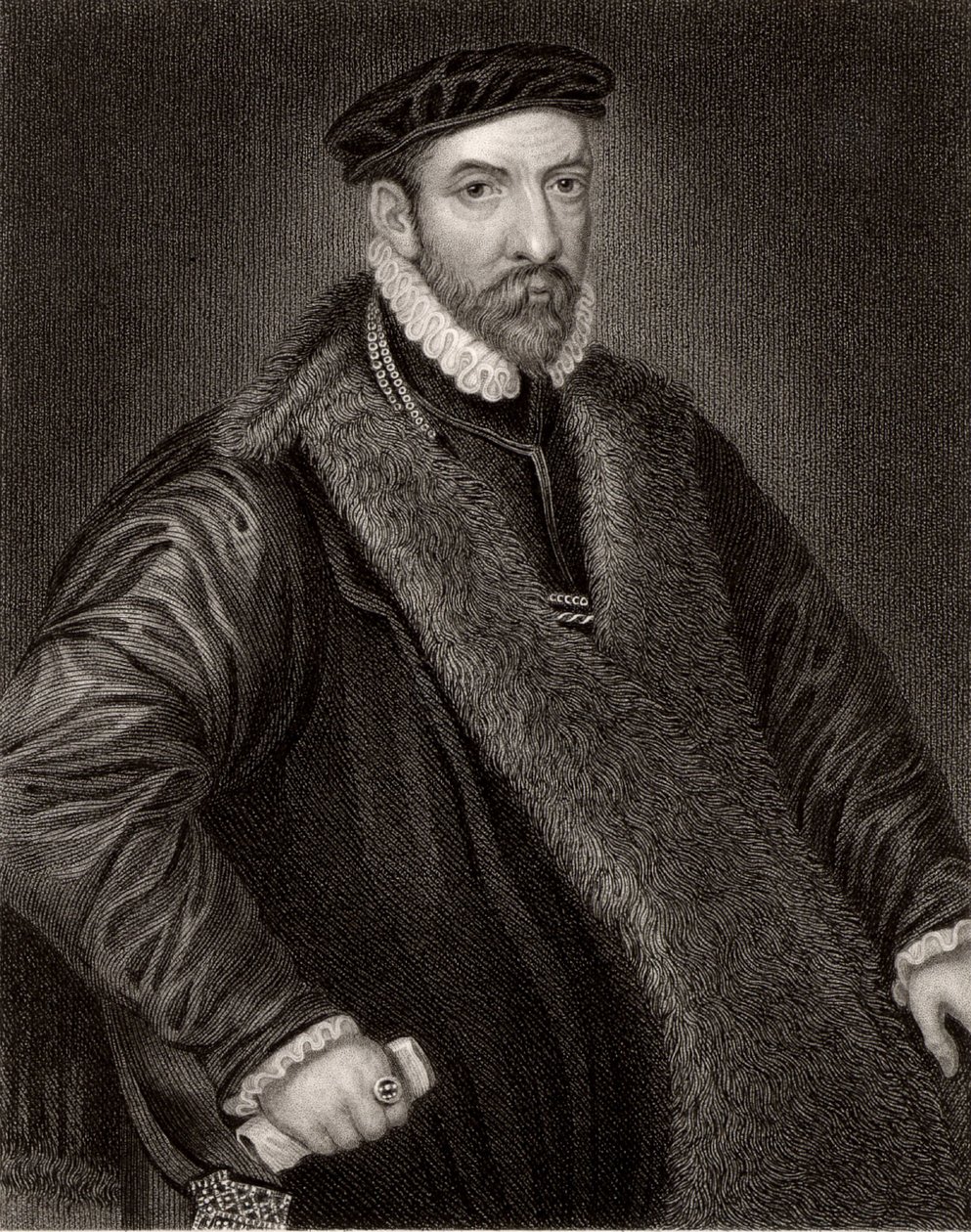 Nicholas Bacon (1509-1579) tekijältä Unknown artist