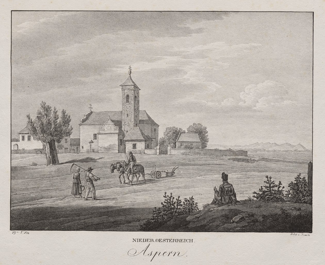 Ala-Itävalta, Aspern tekijältä Unknown artist