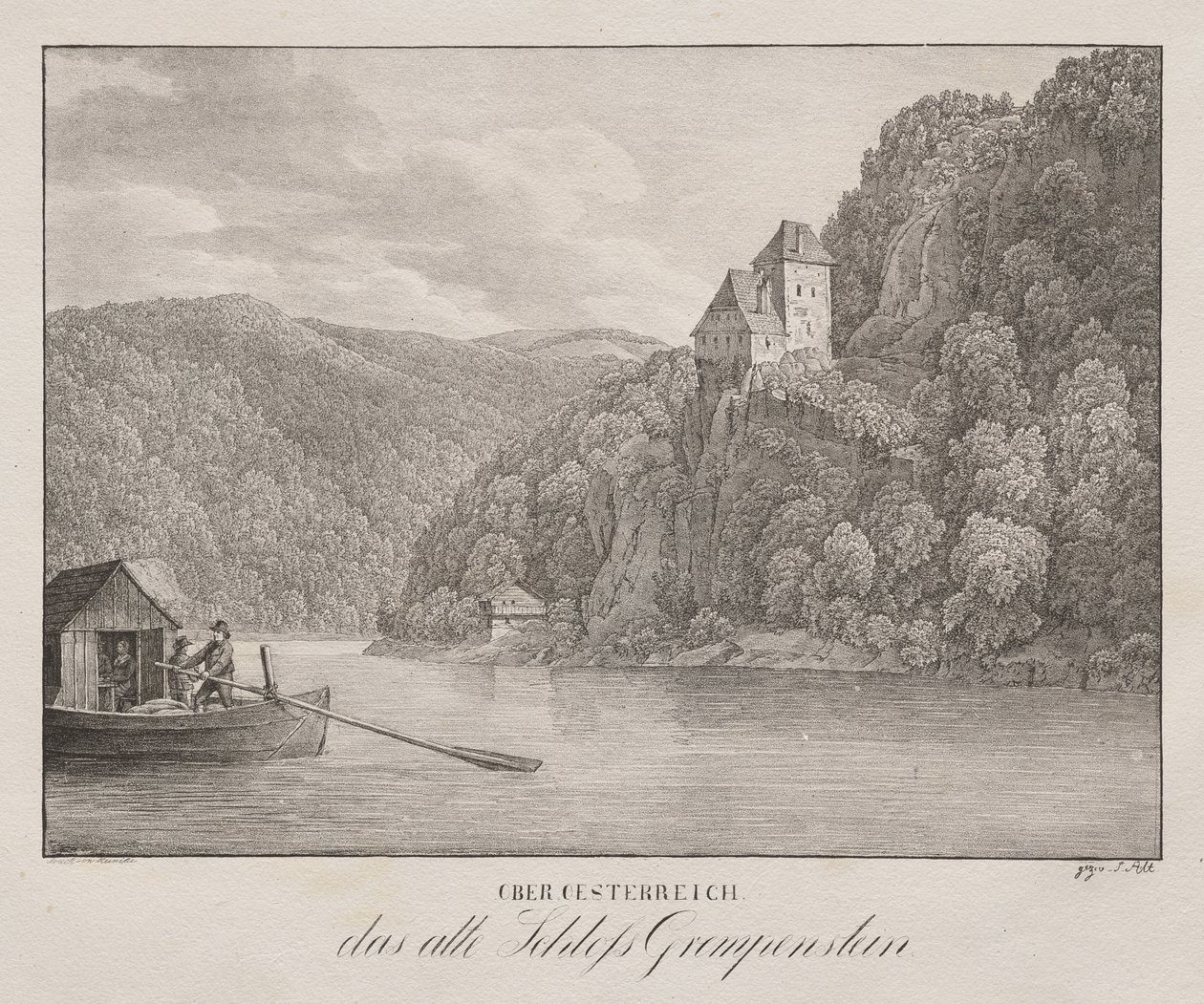 Ala-Itävalta, Grempensteinin vanha linna tekijältä Unknown artist