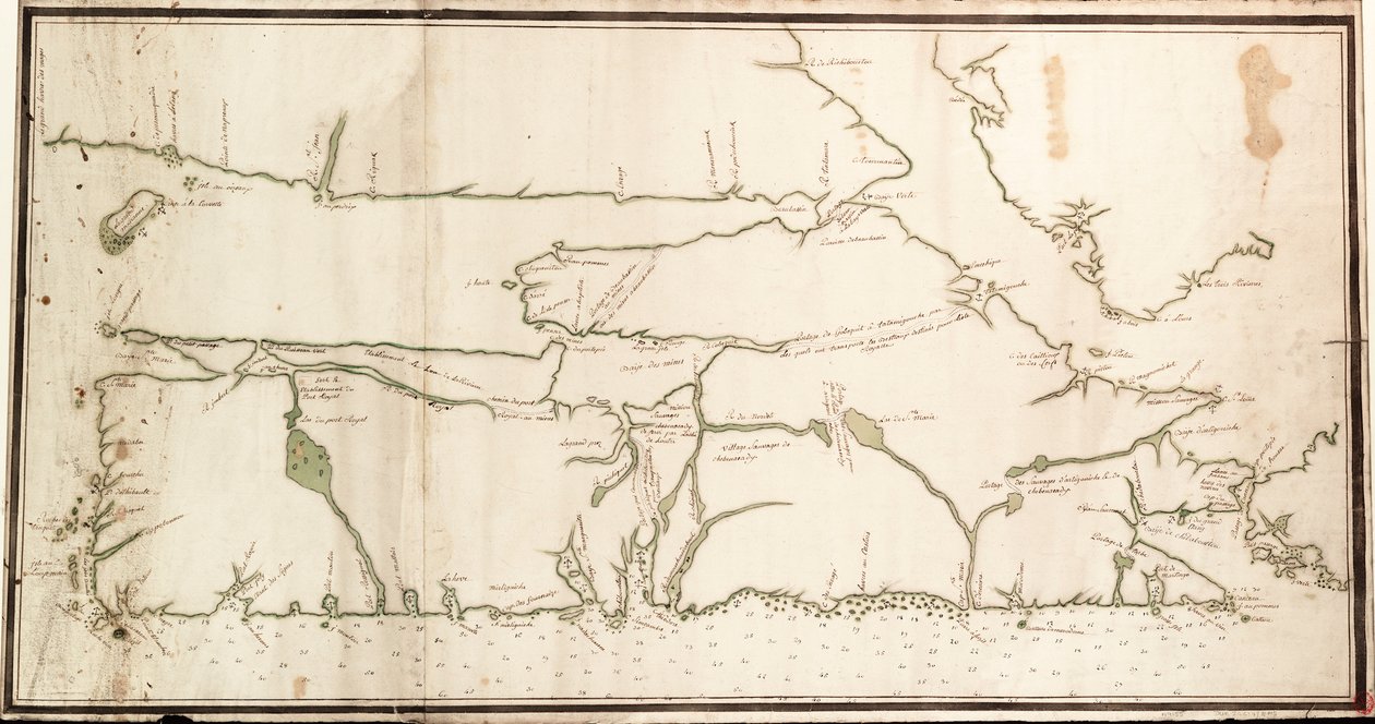 Nova Scotia, n.1760 (paperi). tekijältä Unknown artist