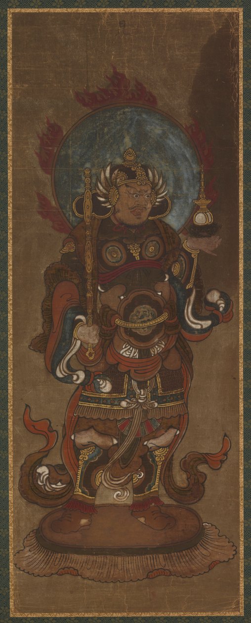 Yksi kahdestatoista devasta: Bishamon-ten (<em>Vaisravana</em>) tekijältä Unknown artist
