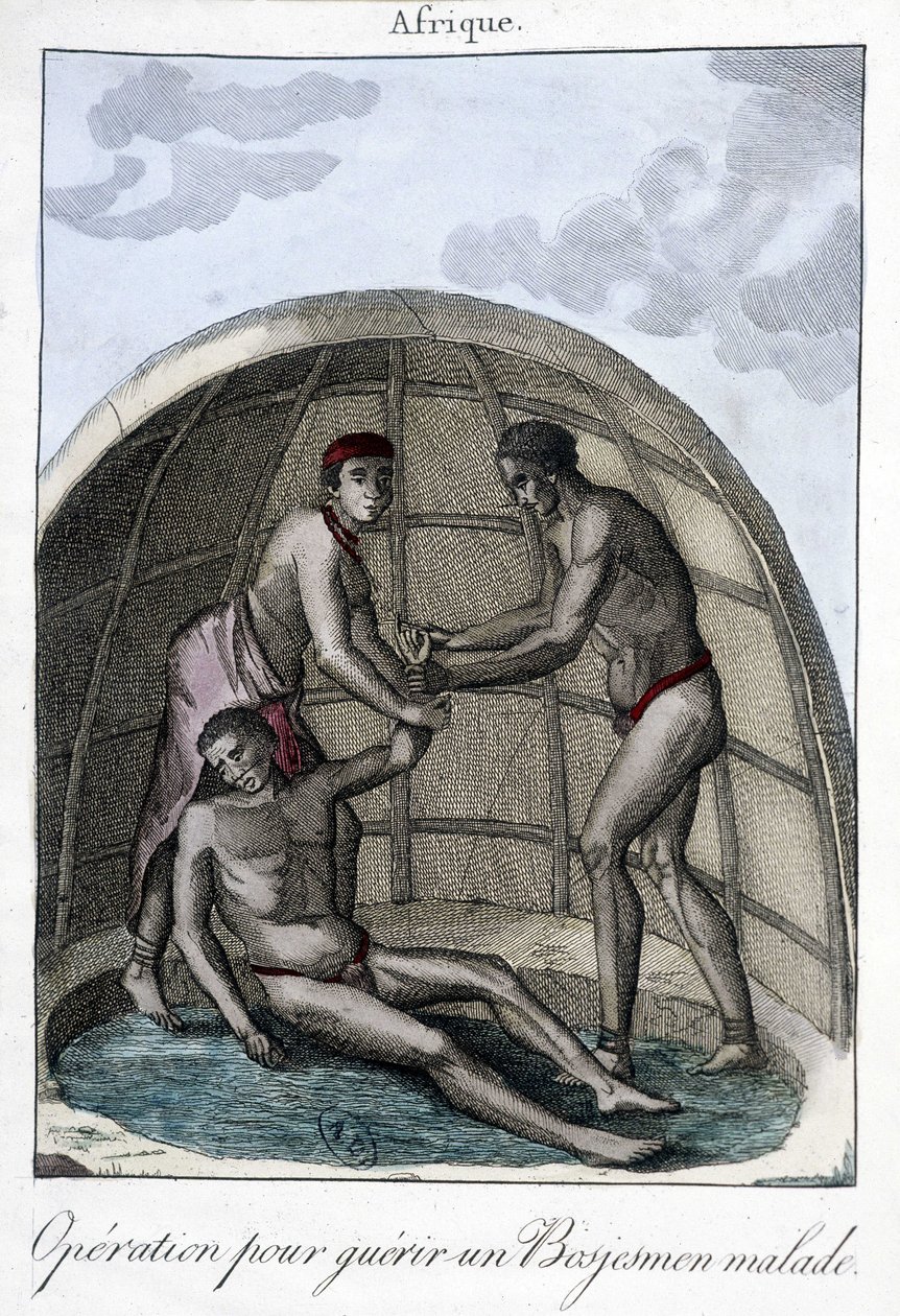 Leikkaus Bojesmenin parantamiseksi - kaiverrus tekijältä Unknown artist
