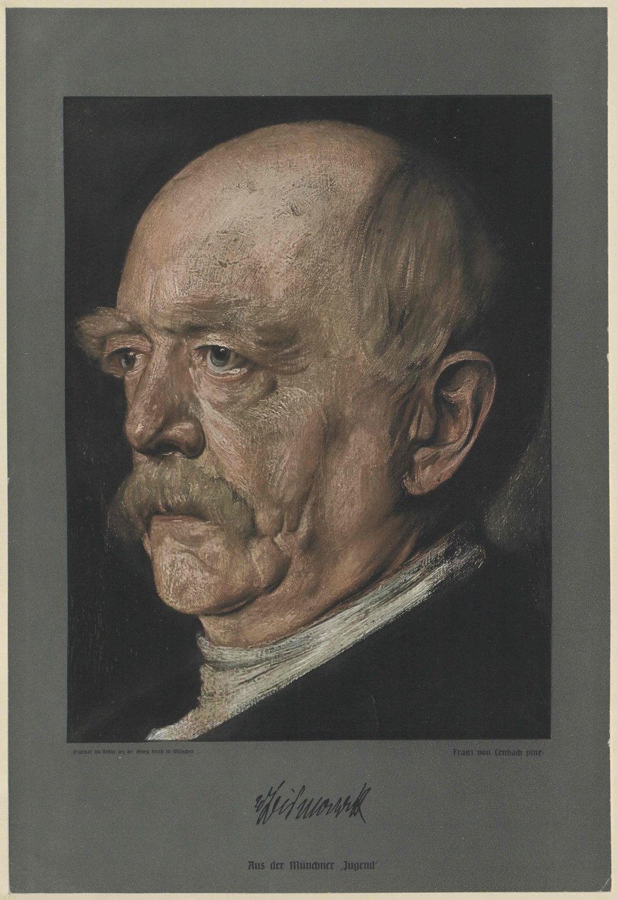 Otto Bismarckin kreivi (tulosta) tekijältä Unknown artist