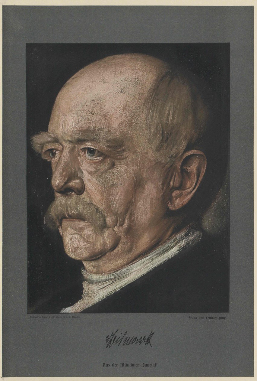 Otto Bismarckin kreivi (tulosta) tekijältä Unknown artist