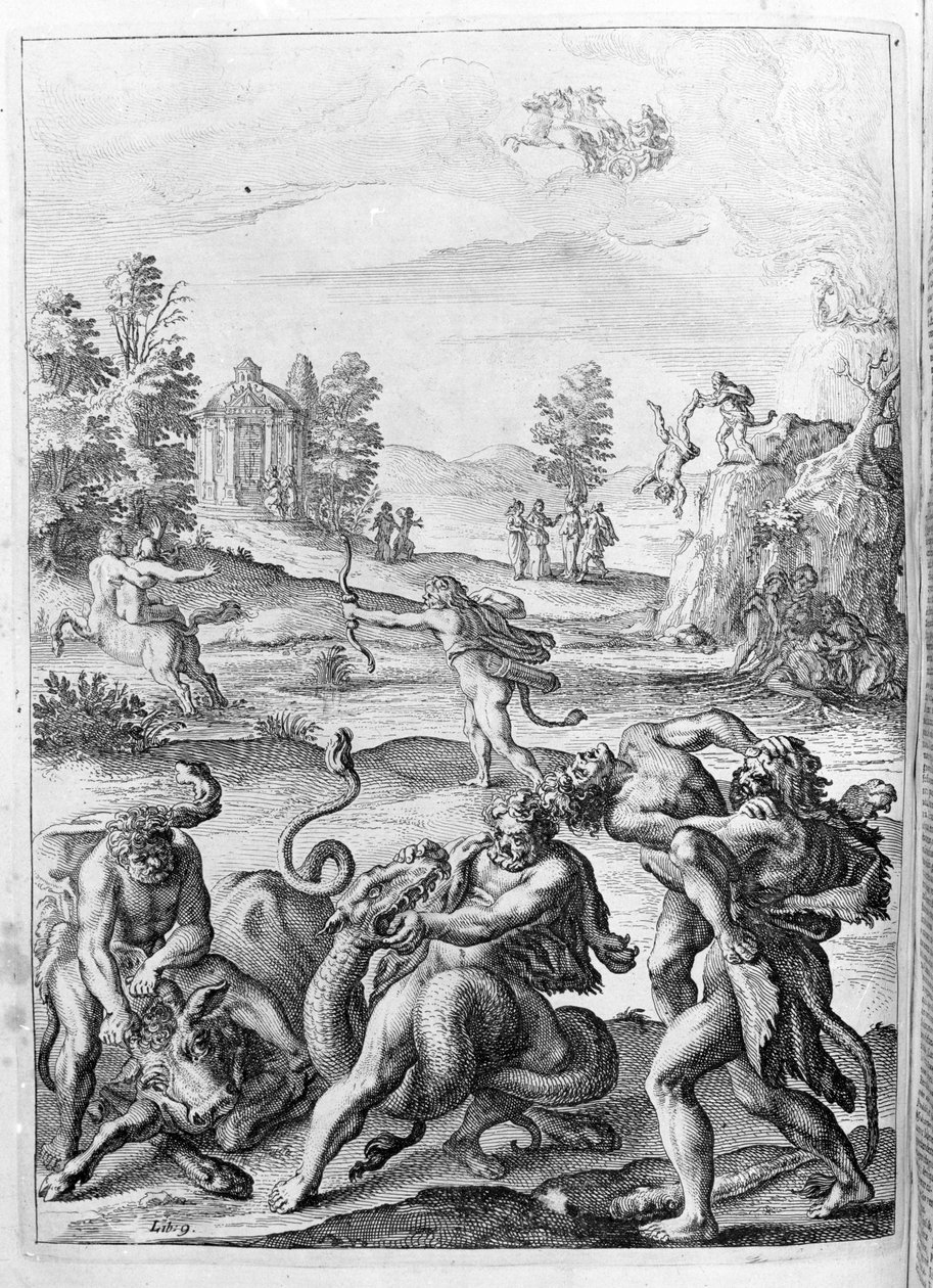 Ovidius (Ovidius) - kuvitus kirjalle 15 - (P. Ovidian Metamorphoses of the Night tekijältä Unknown artist
