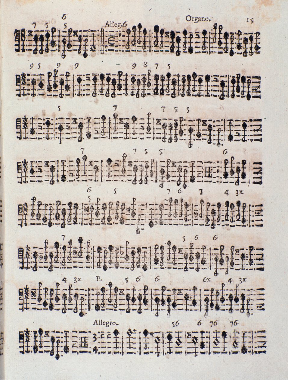 Sivu Sonaatti 2 viululle, sellolle ja uruille, op. 5, kirjoittanut Giuseppe Aldrovandini (1706) tekijältä Unknown artist