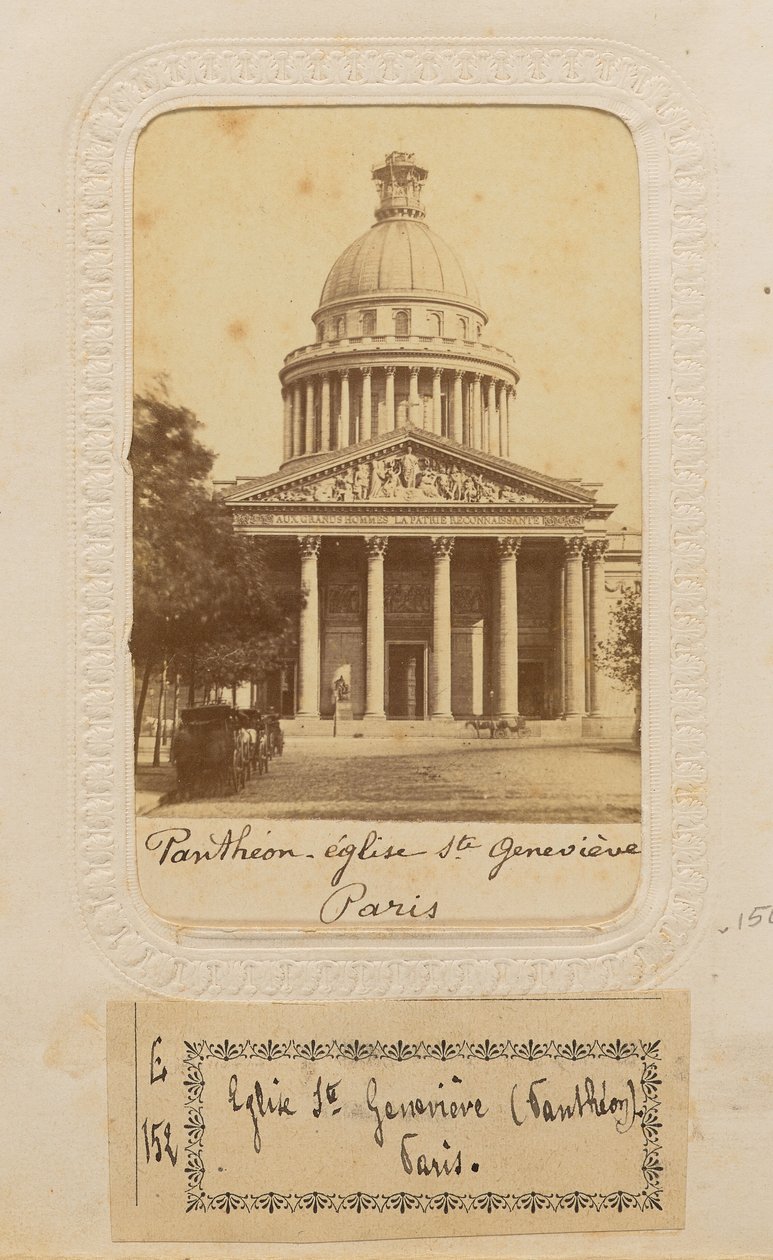 Panthéon - Sainte Genevièven kirkko, Pariisi tekijältä Unknown artist