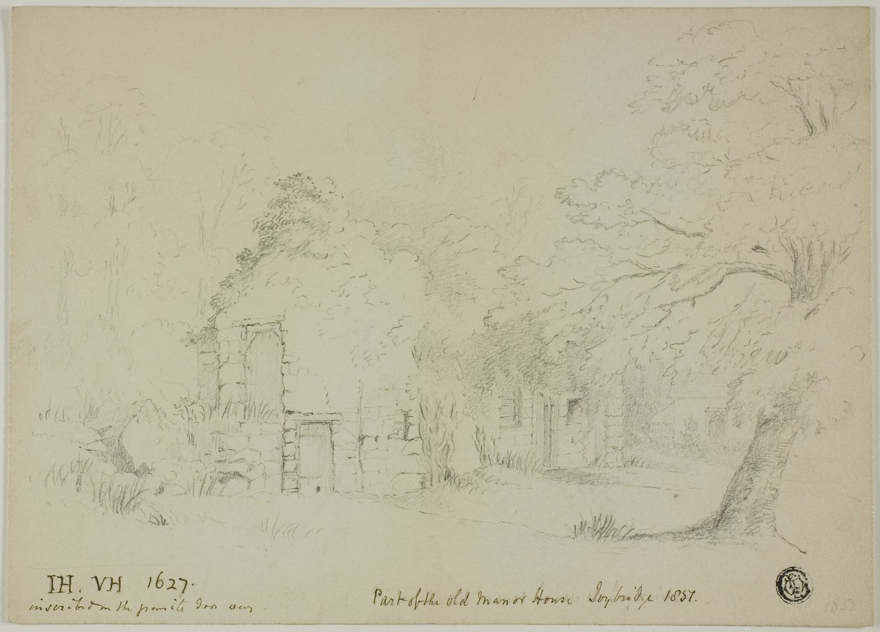 Osa vanhaa kartanoa, Toybridge tekijältä Unknown artist