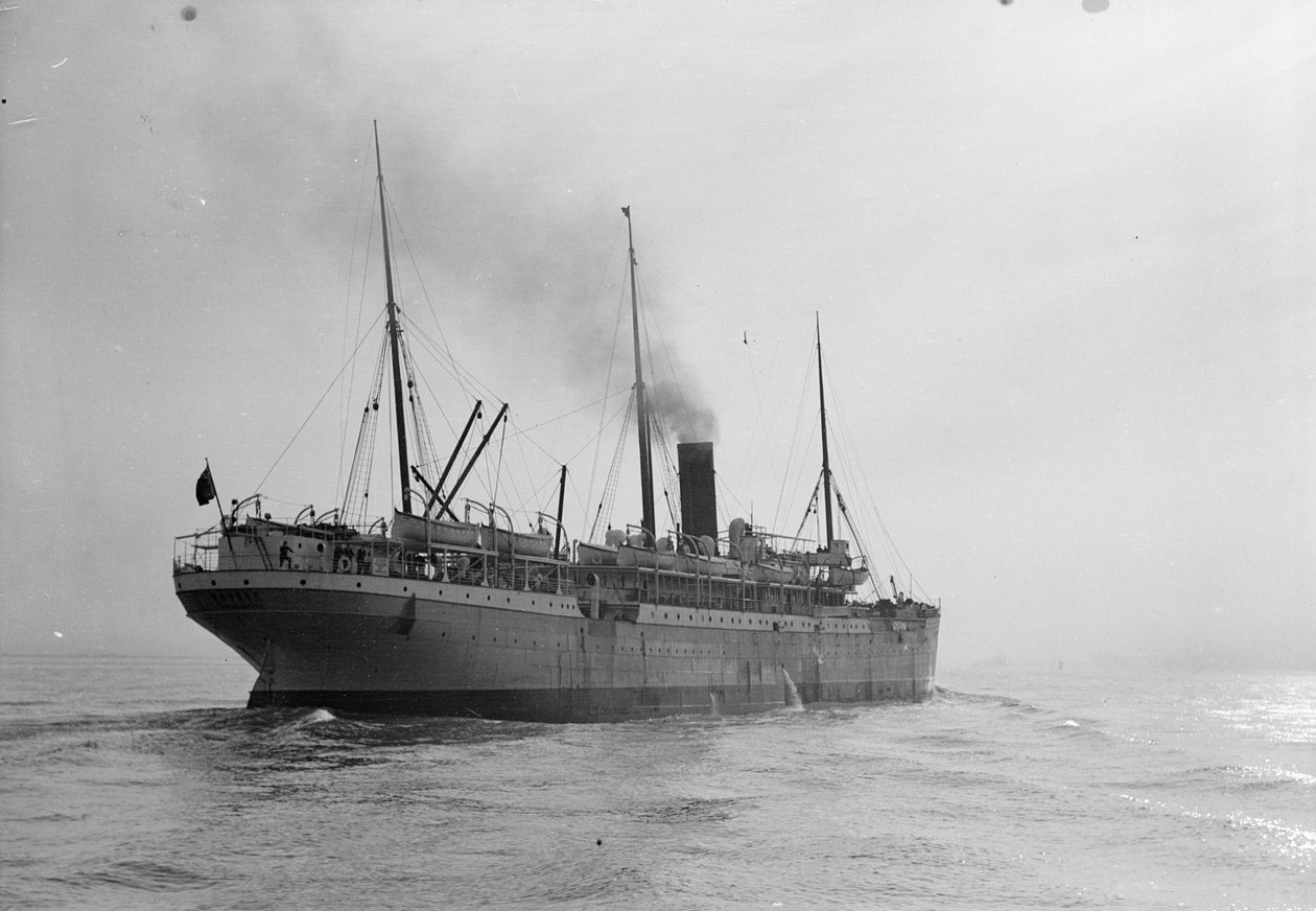Matkustaja- ja rahtilaiva "Gascon" (Br tekijältä Unknown artist