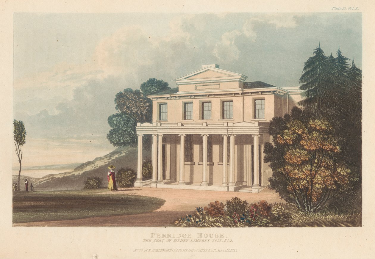 Perridge House: Henry Limbrey Tollin istuin, Esq. tekijältä Unknown artist