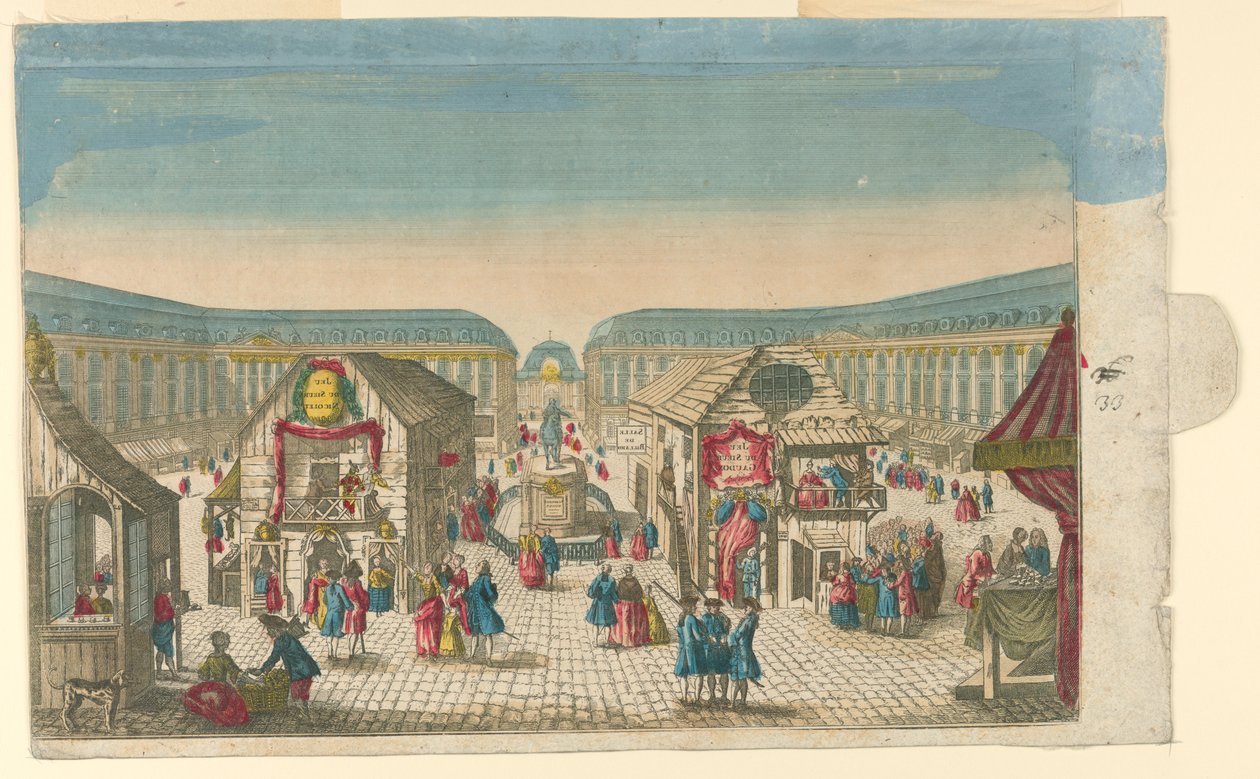 Place Vendôme Saint-Ovide-messujen aikana Pariisissa tekijältä Unknown artist
