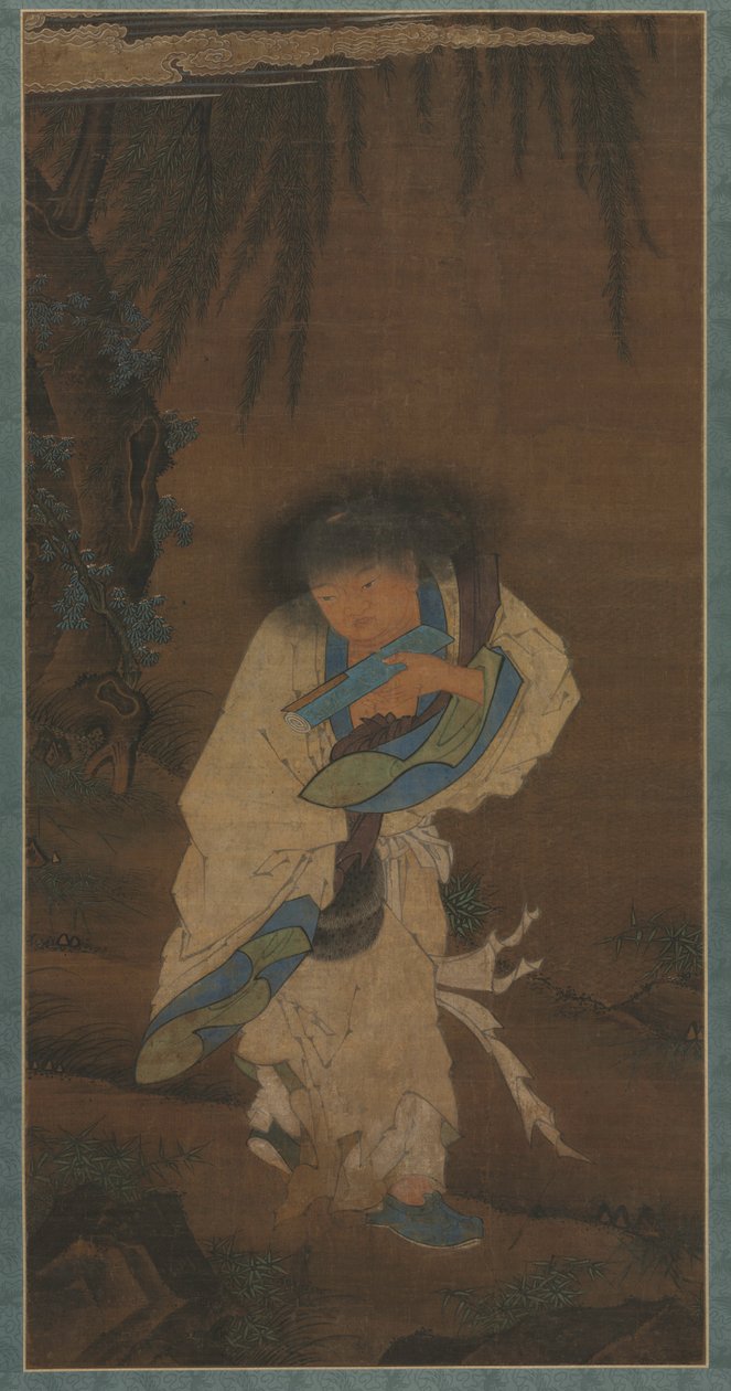 runoilija ja erakko Han Shan tekijältä Unknown artist