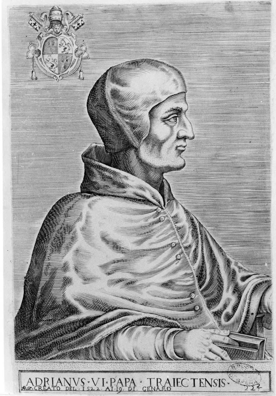 Paavi Adrien VI (1459-1523). tekijältä Unknown artist